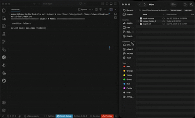 Wipe Files Preview